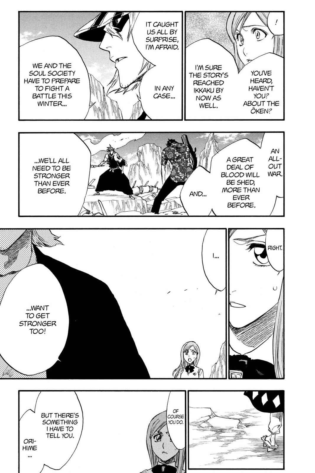 orihime should've fought more ,and especially against the Espada